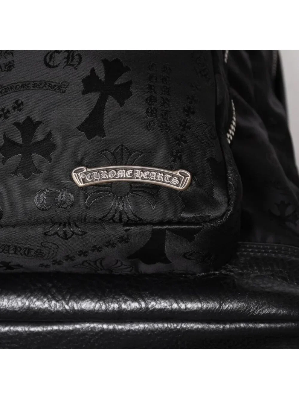 Chrome Hearts Grade Mini Seventh Gray Mini Backpack Nylon Jacquard All Over